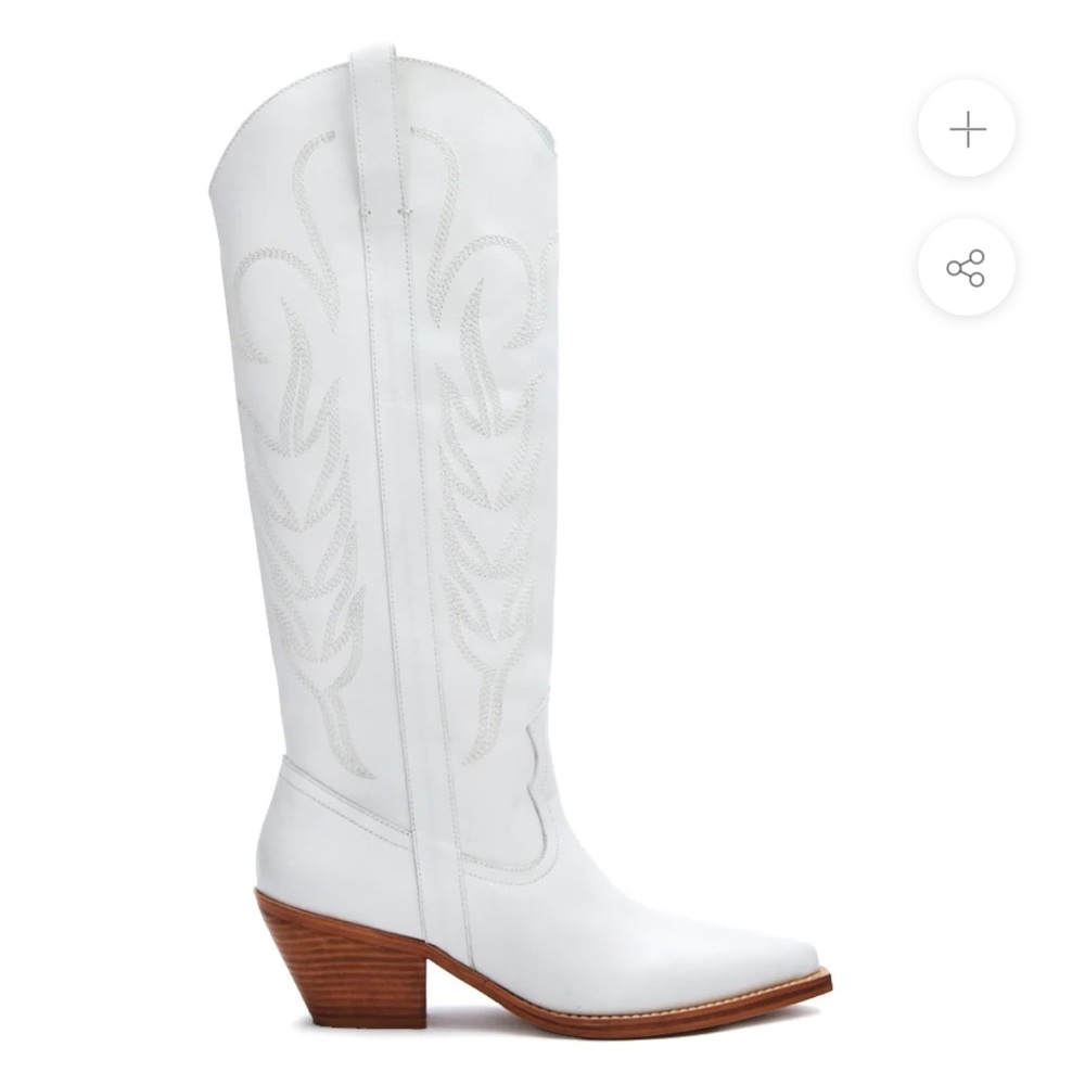Coconuts by Matisse White Heeled Boots